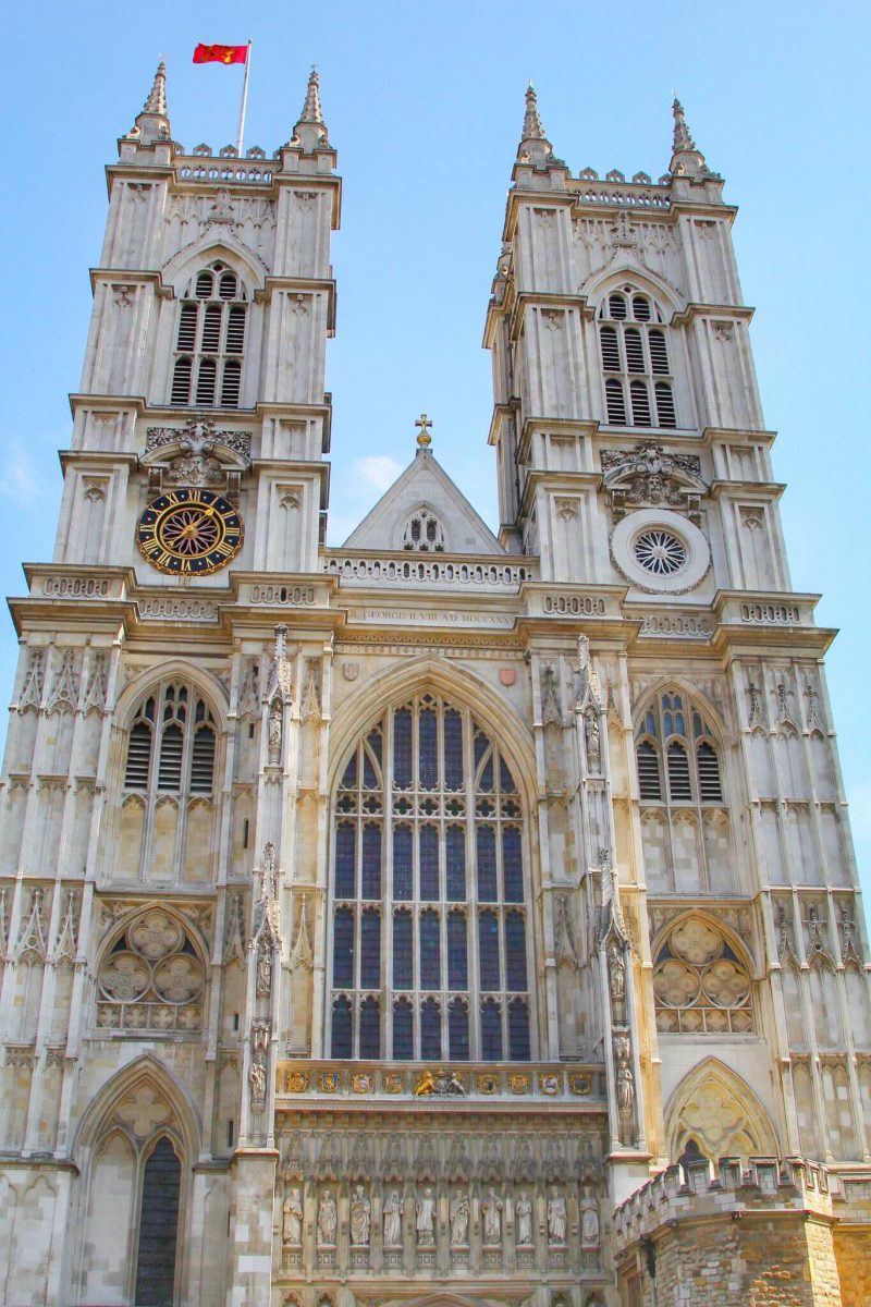 Front of Westminster Abby