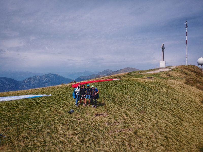My first time paragliding with FlyTicino