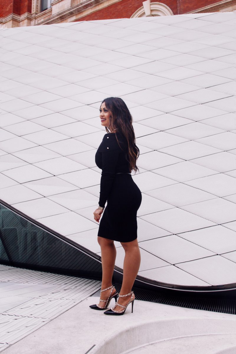 Single on Valentine’s Day - 5 things to do on your own valentino black dress heels date night
