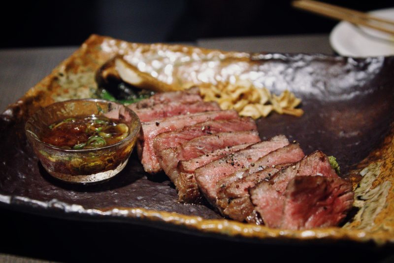 A5 WAGYU SIRLOIN WITH PONZU SAUCE