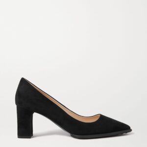 Tod's Black Suede Pumps Shoes